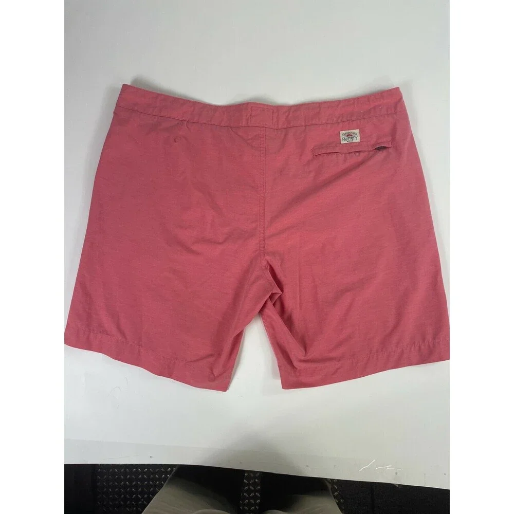 Faherty All Day Shorts – Venice Red – Size 42 – Hybrid Swim/Chino – Summer Ready